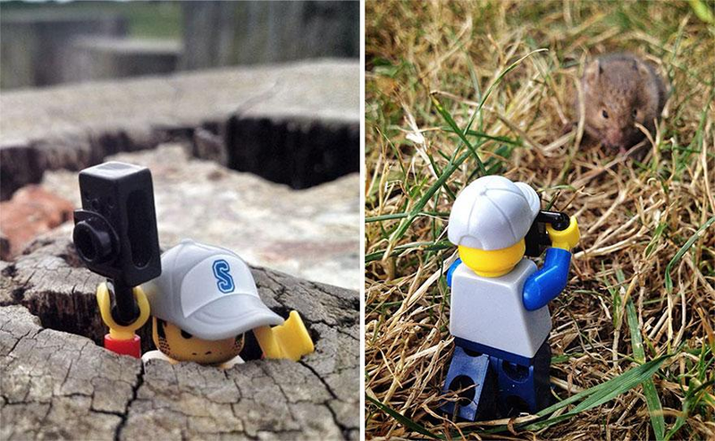 Illustration for article titled Intrepid Lego minifig goes around the world taking pictures